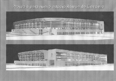 Proyecto para nuevo estadio Ramón de Carranza